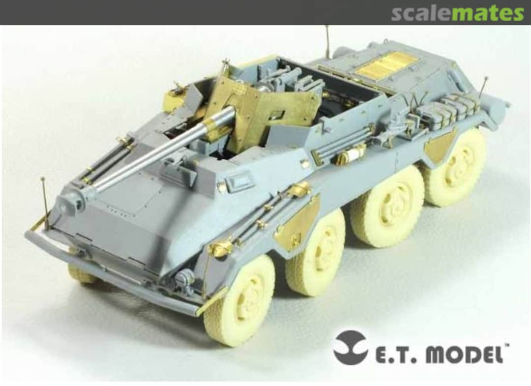 Boxart WWII SdKfz.234/4 Panzerspahwagen Detail-up Set for Dragon kit E35-243 E.T. Model