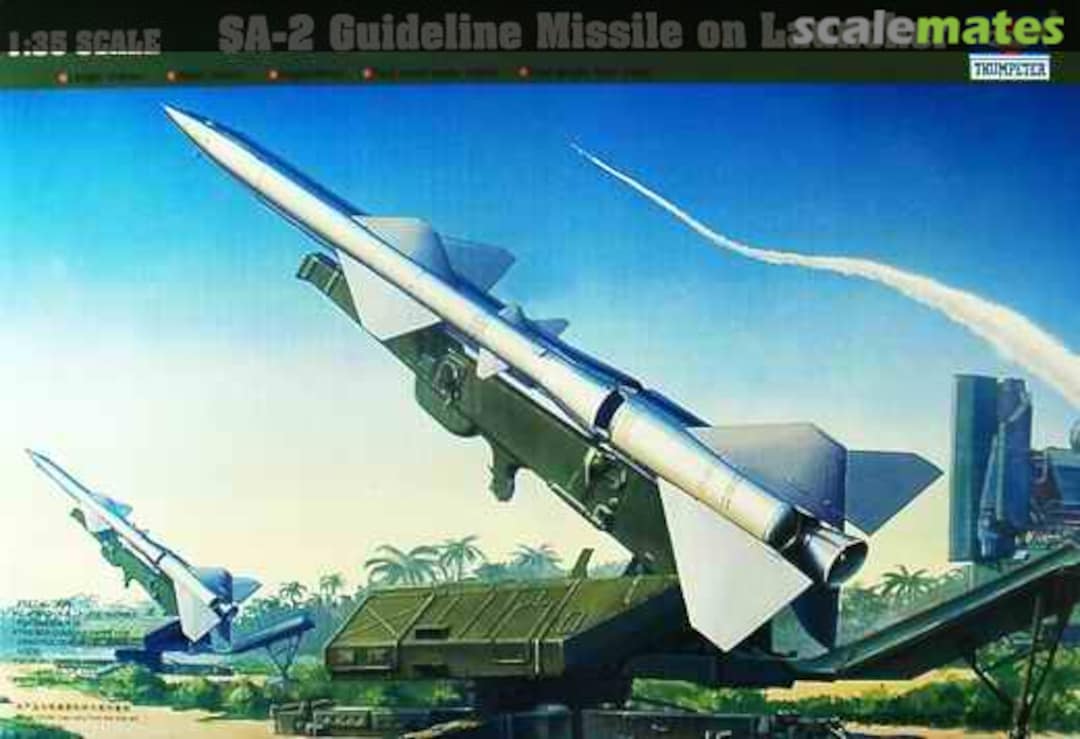 Boxart SA-2 Guideline Missile on Launcher 00206 Trumpeter