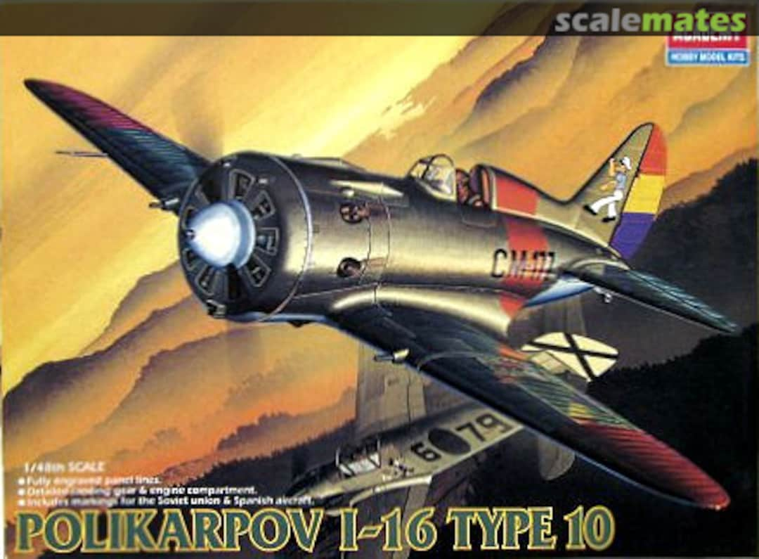 Boxart Polikarpov I-16 Type 10 2127 Academy