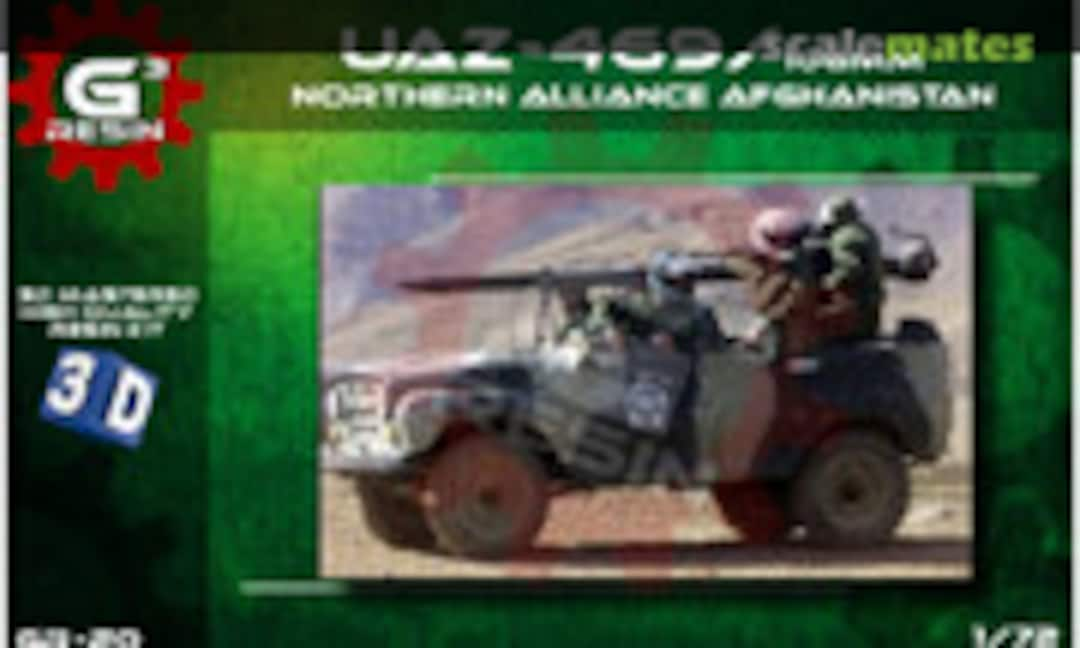 1:72 UAZ-469/106mm Northern Alliance Afghanistan (G3 Resin GR-20)