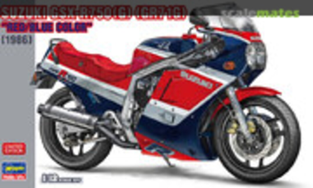 1:12 Suzuki GSX-R750 (G) (GR71G) &quot;Red/Blue Color&quot; (1986) (Hasegawa 21741)