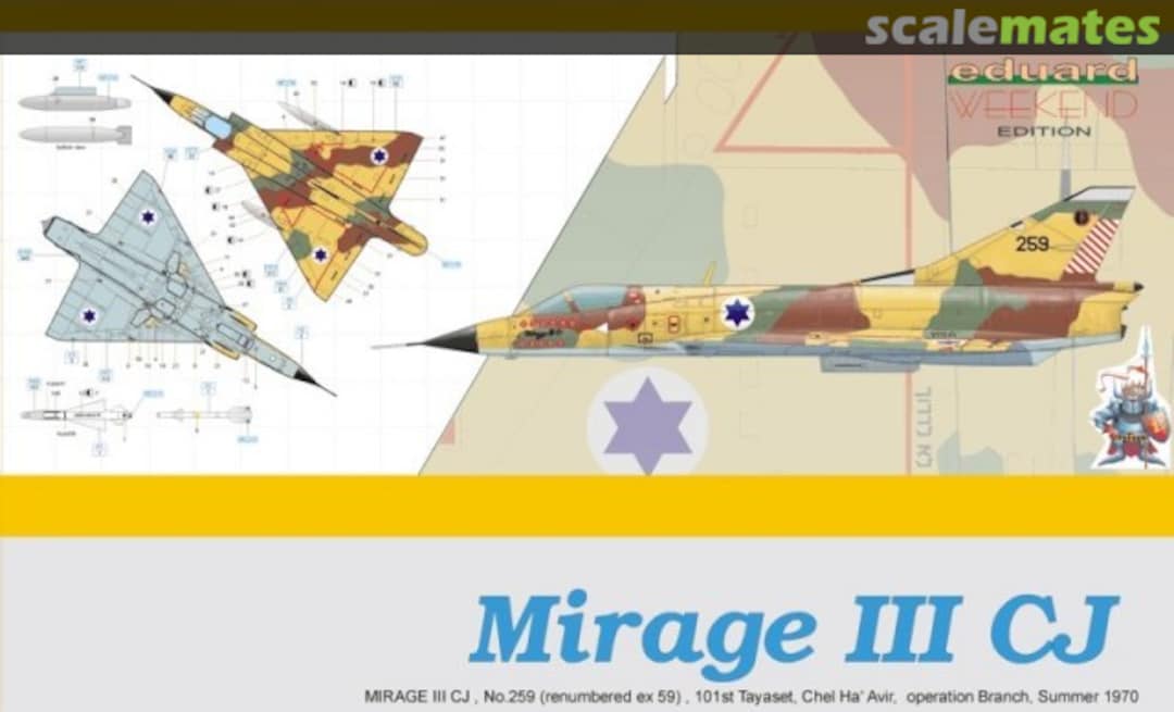 Boxart Mirage IIICJ 8494 Eduard