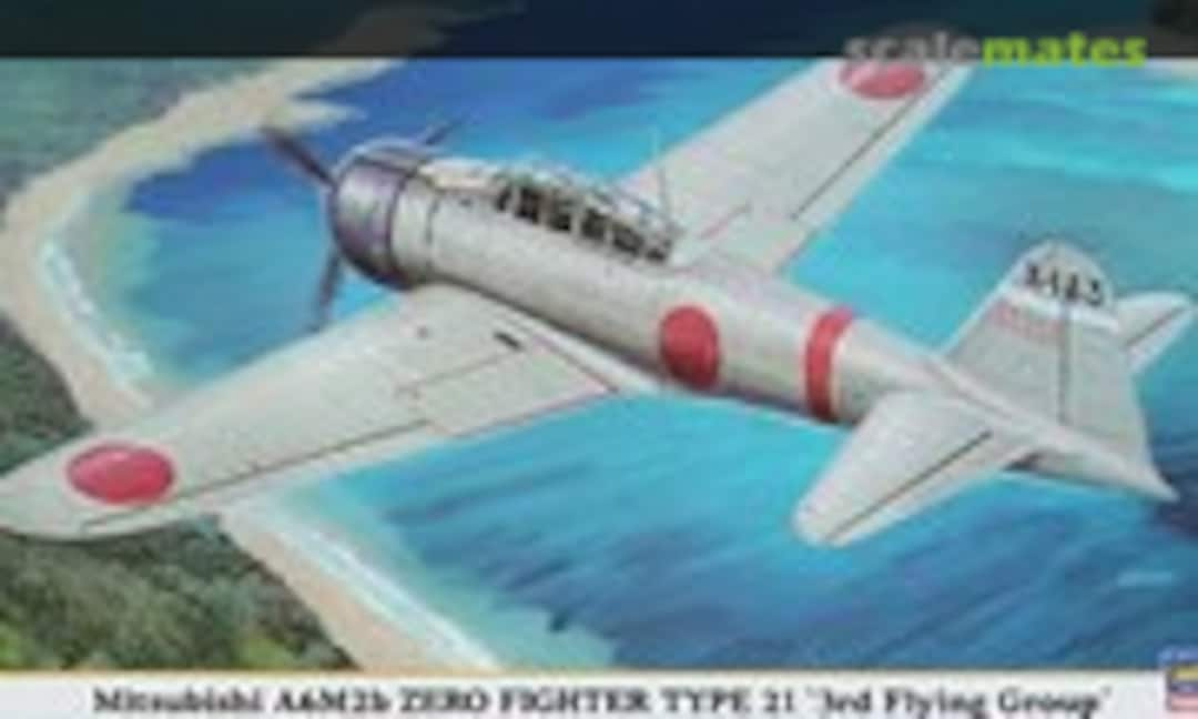 1:48 Mitsubishi A6M2b Zero Fighter Type 21 `3rd Flying Group´ (Hasegawa 09875)