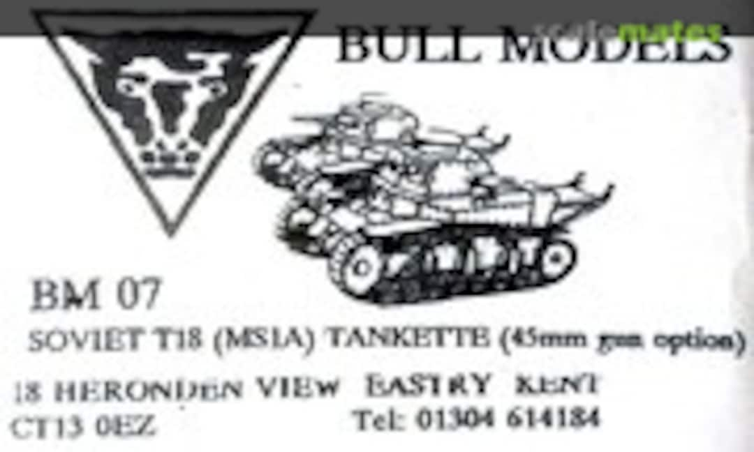 Soviet T18 (MS1A) Tankette (Bull Models BM 07)