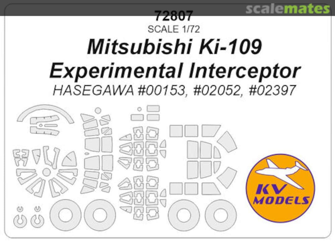 Boxart Mitsubishi Ki-109 Experimental Interceptor 72807 KV Models