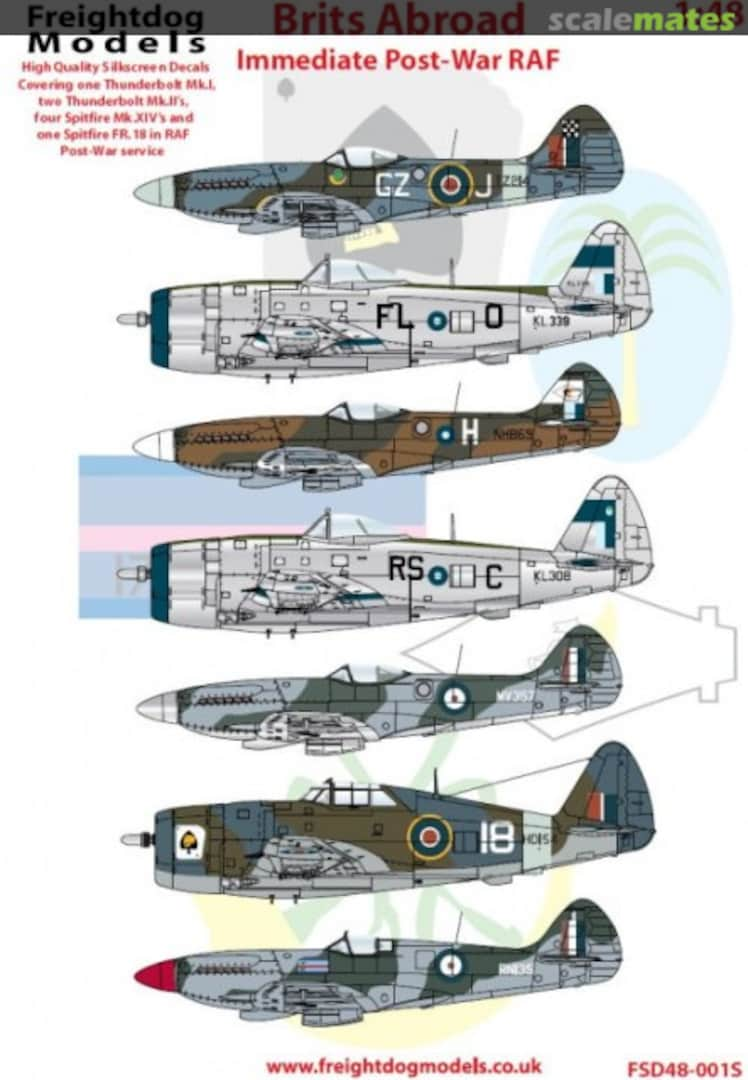 Boxart Brits Abroad FSD48-001S Freightdog Models