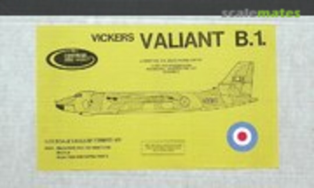 1:72 Vickers Valiant B.1 (Contrail )