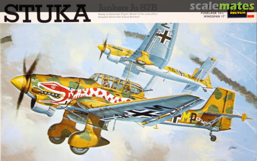 Boxart Stuka Junkers Ju 87B H-298 Revell