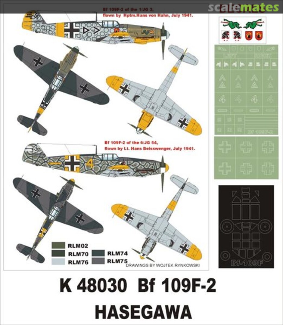 Boxart Bf 109F-2 K48030 Montex