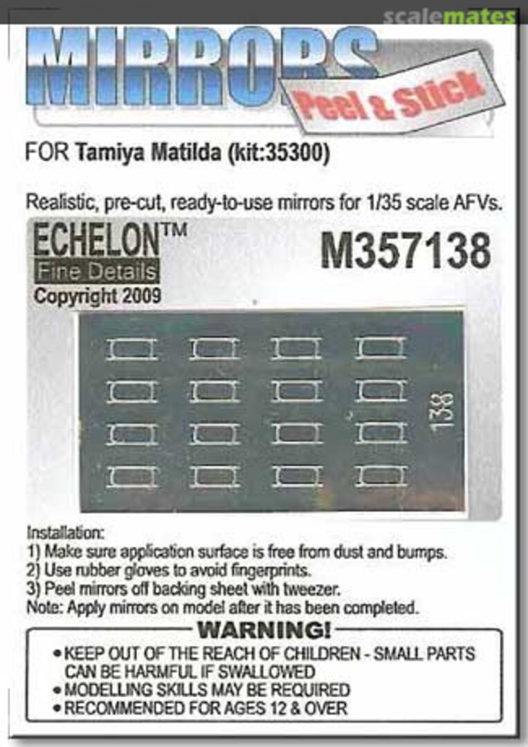 Boxart Maltida 2 MkIII/IV Mirrors M357138 Echelon Fine Details