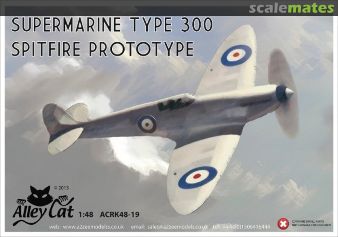 Boxart Supermarine Type 300 Spitfire Prototype ACRK 48-19 Alley Cat