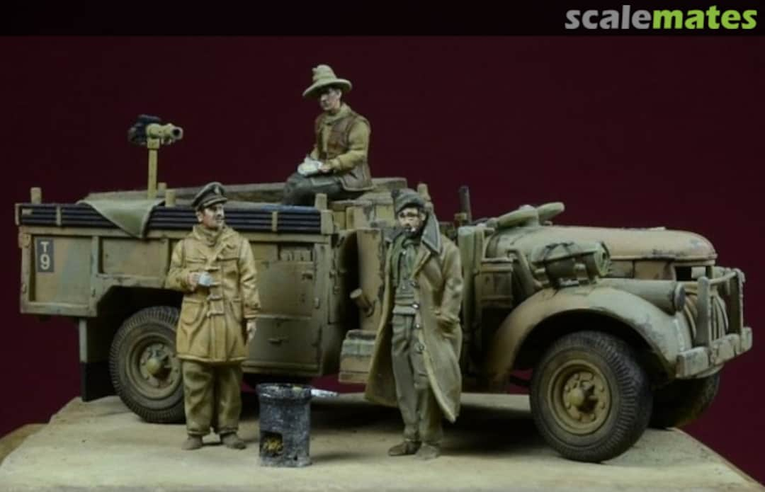 Boxart Breakfast in the Sahara - LRDG Patrol 72004 D-Day Miniature Studio