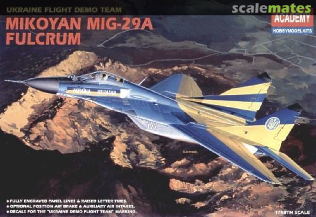 Boxart MiG-29A Fulcrum 2128 Academy