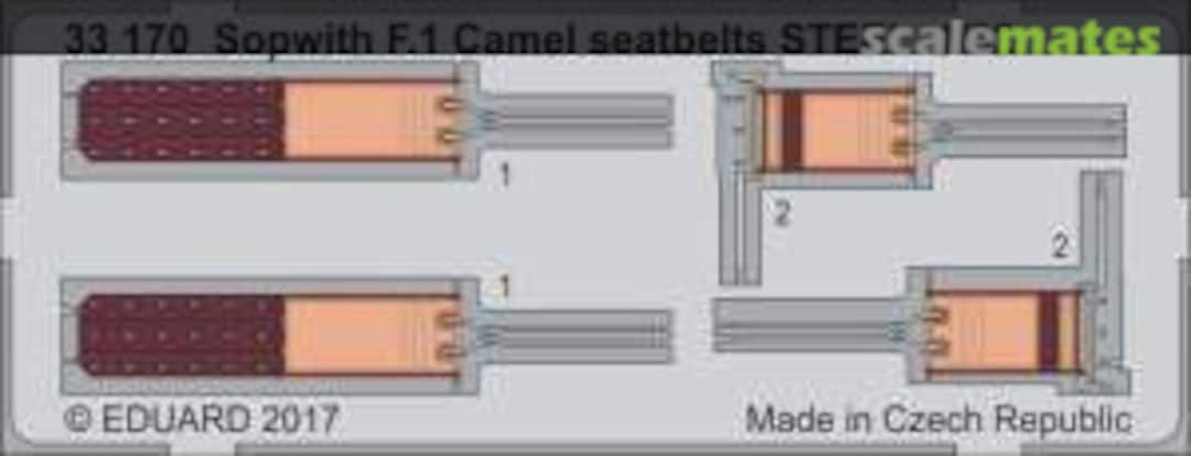 Boxart Sopwith F.1 Camel Seatbelts (STEEL) 33170 Eduard