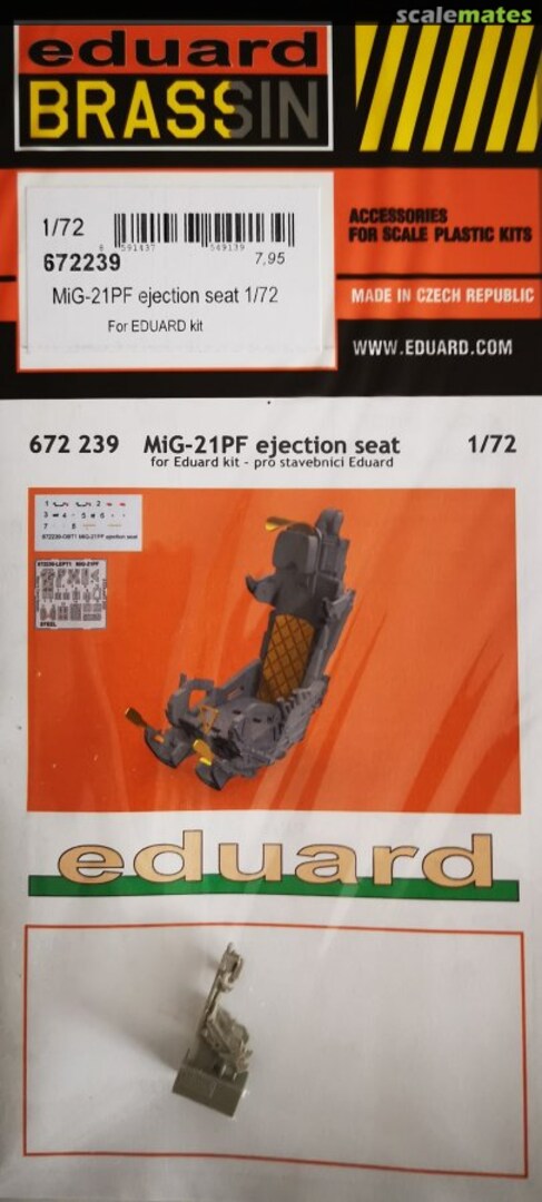 Boxart MiG-21PF - ejection seat 672239 Eduard