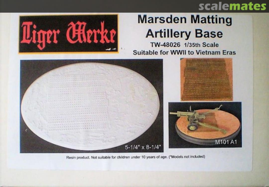 Boxart Marsden Matting Artillery Base TW-48026 Tiger Werke