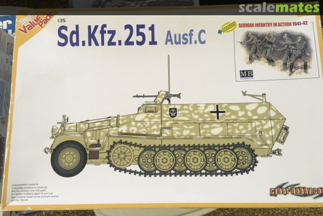 Boxart Sd.Kfz.251 Ausf. C 9135 Cyber Hobby