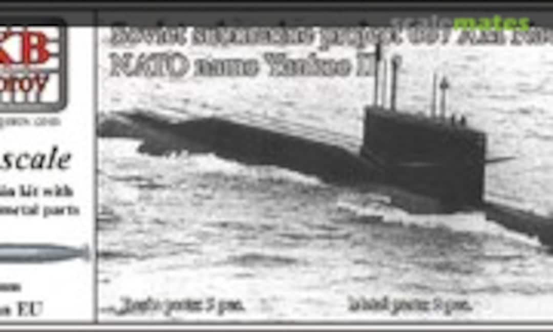 1:700 Soviet submarine project 667 AM Navaga-M (OKB Grigorov 700035)