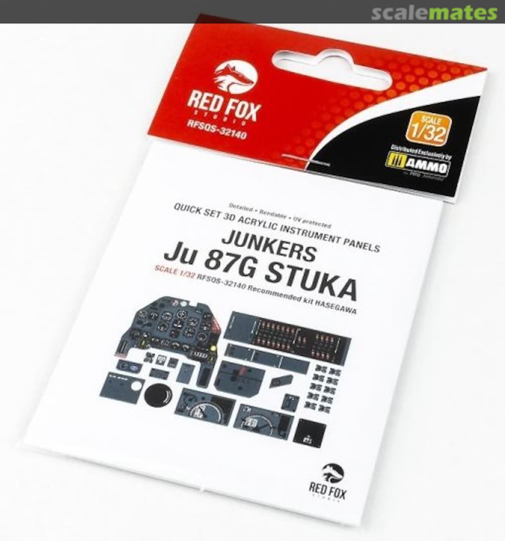 Boxart Junkers Ju 87G Stuka RFSQS-32140 Red Fox Studio