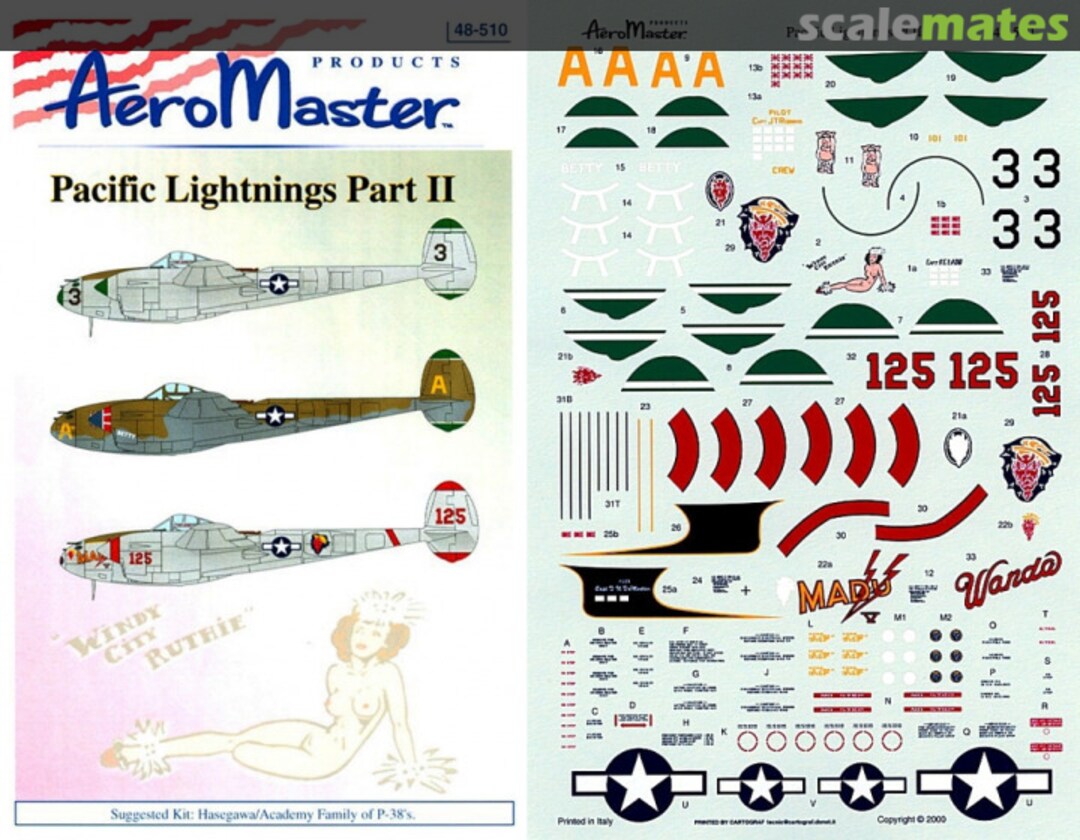 Boxart Pacific Lightnings 48-510 AeroMaster