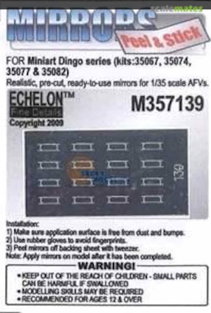 Boxart Daimler Dingo Mirrors (Miniart) M357139 Echelon Fine Details