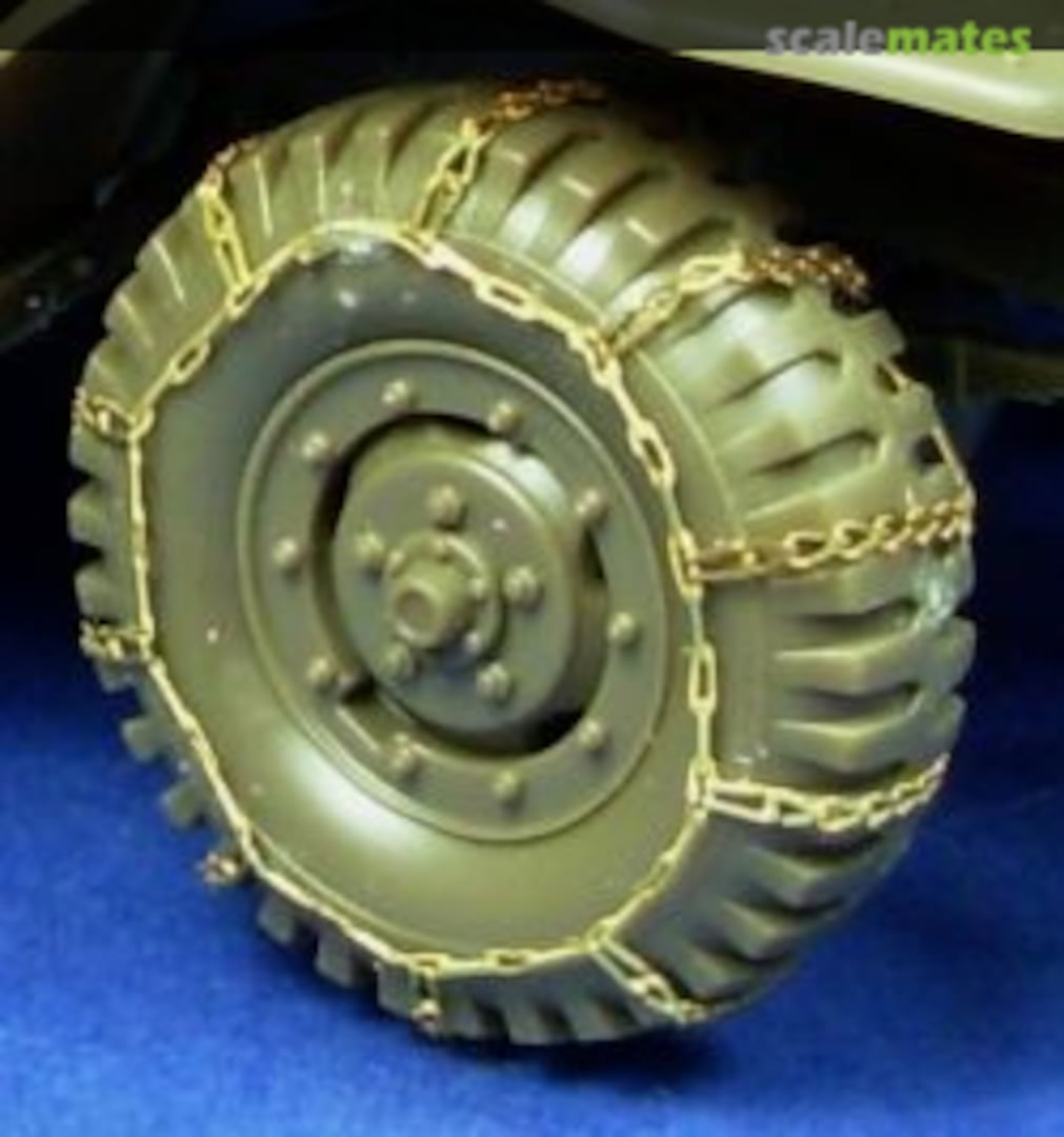 Boxart Tyre chains for US 3/4 ton WC 4x4 truck AVM35016 Minor