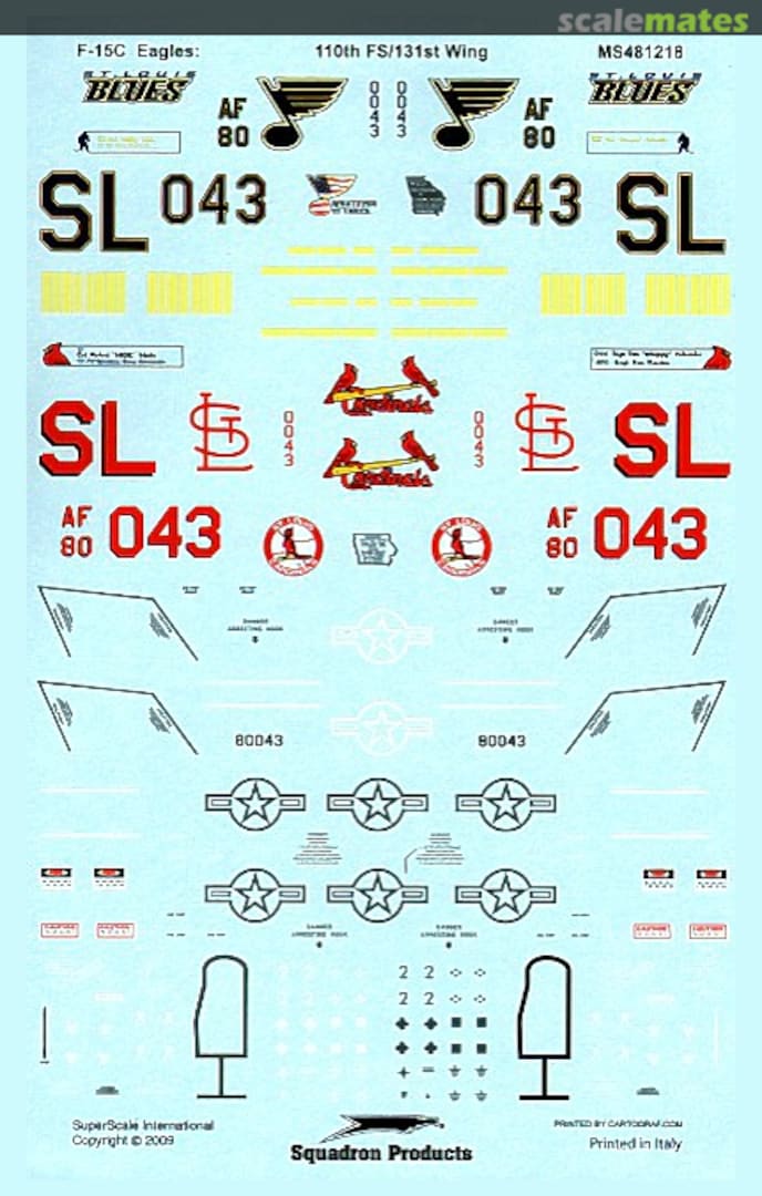 Boxart F-15C Eagles MS481218 SuperScale International