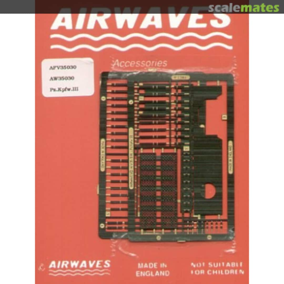 Boxart Pz.Kpfw.III Detailing Set AW35030 Airwaves