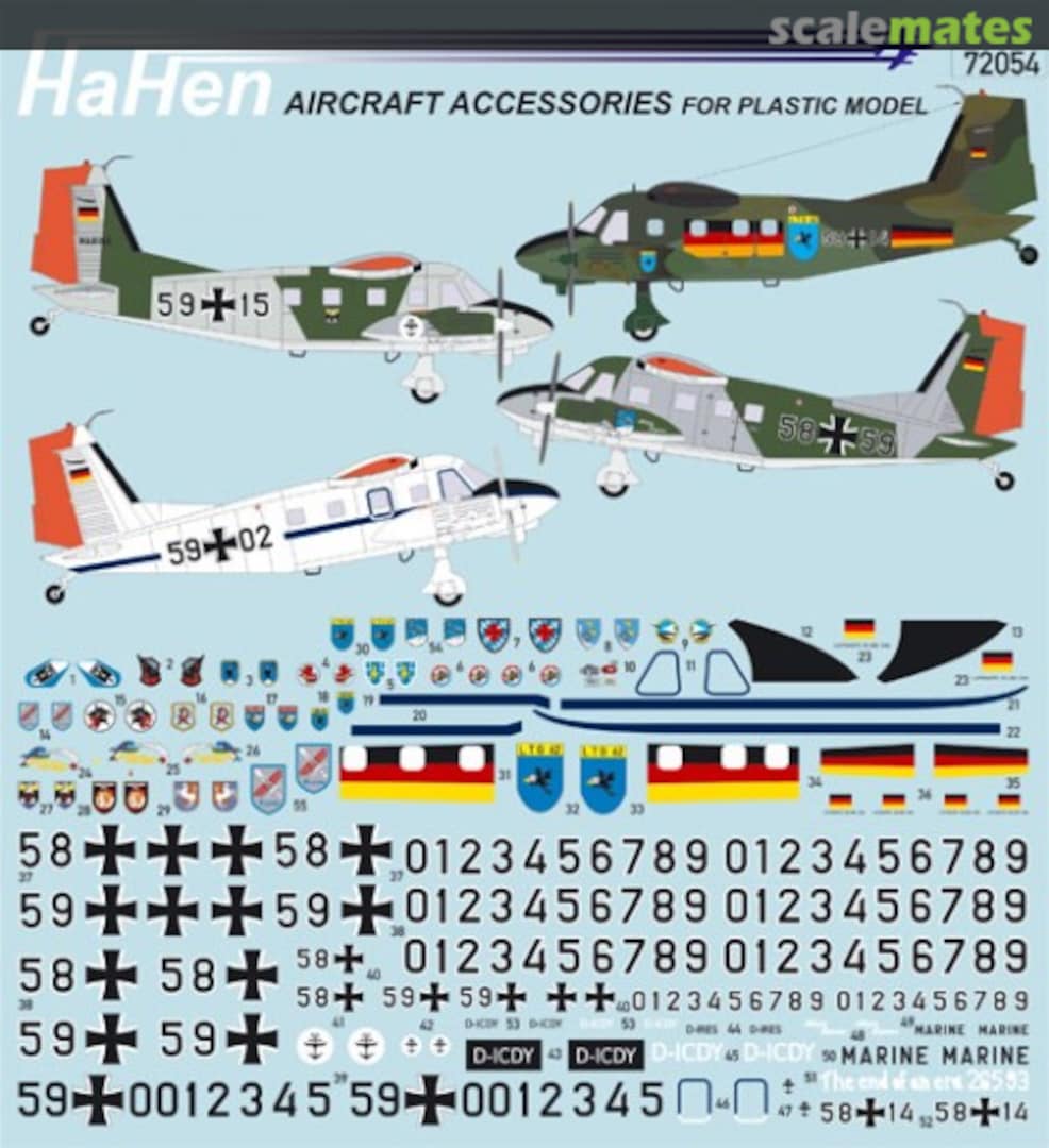 Boxart Dornier Do-28 D-2 Skyservant 72054 (72055) HaHen