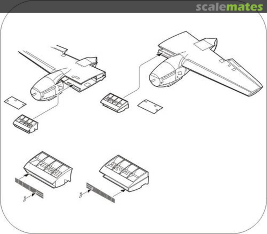 Boxart Mosquito Wing mounted coolers 4241 CMK