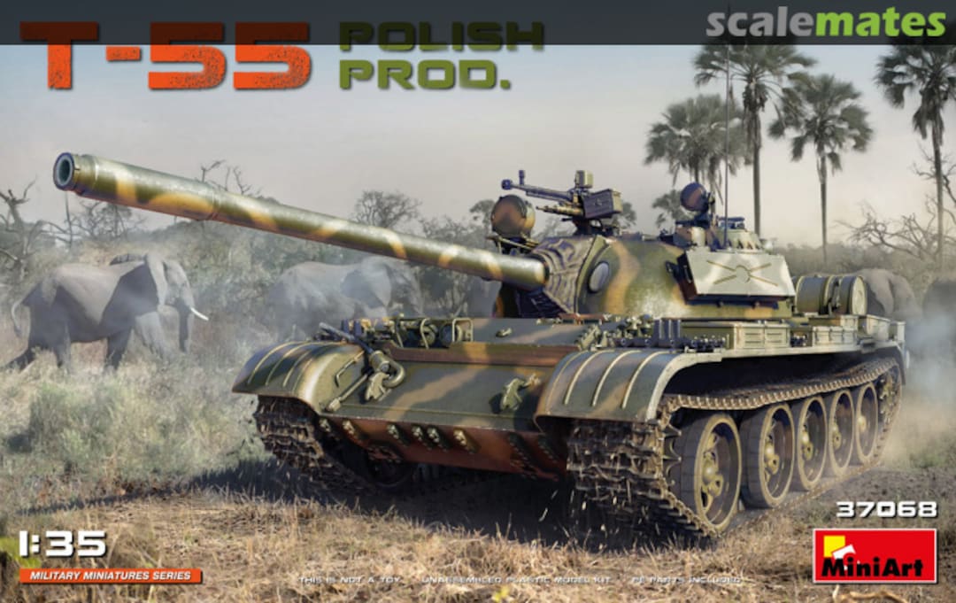 Boxart T-55 Polish Prod. 37068 MiniArt