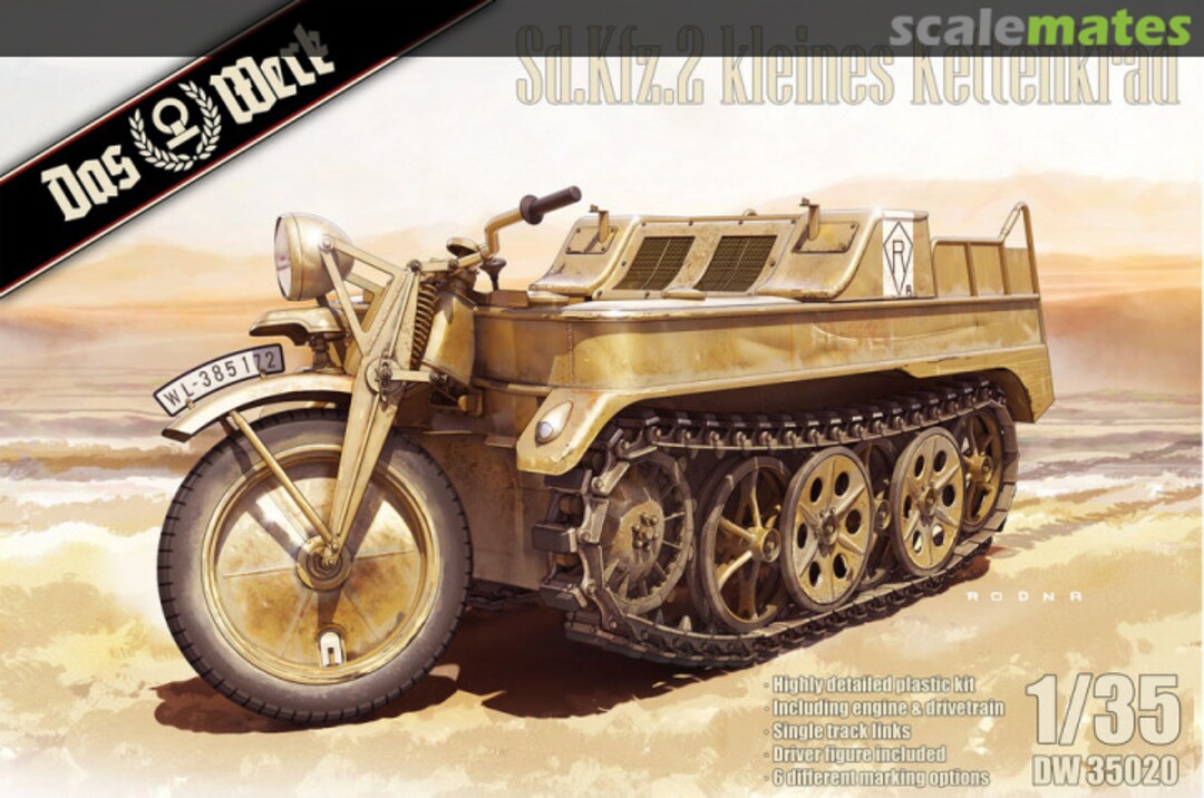 Boxart Sd.Kfz.2 kleines Kettenkrad DW35020 Das Werk