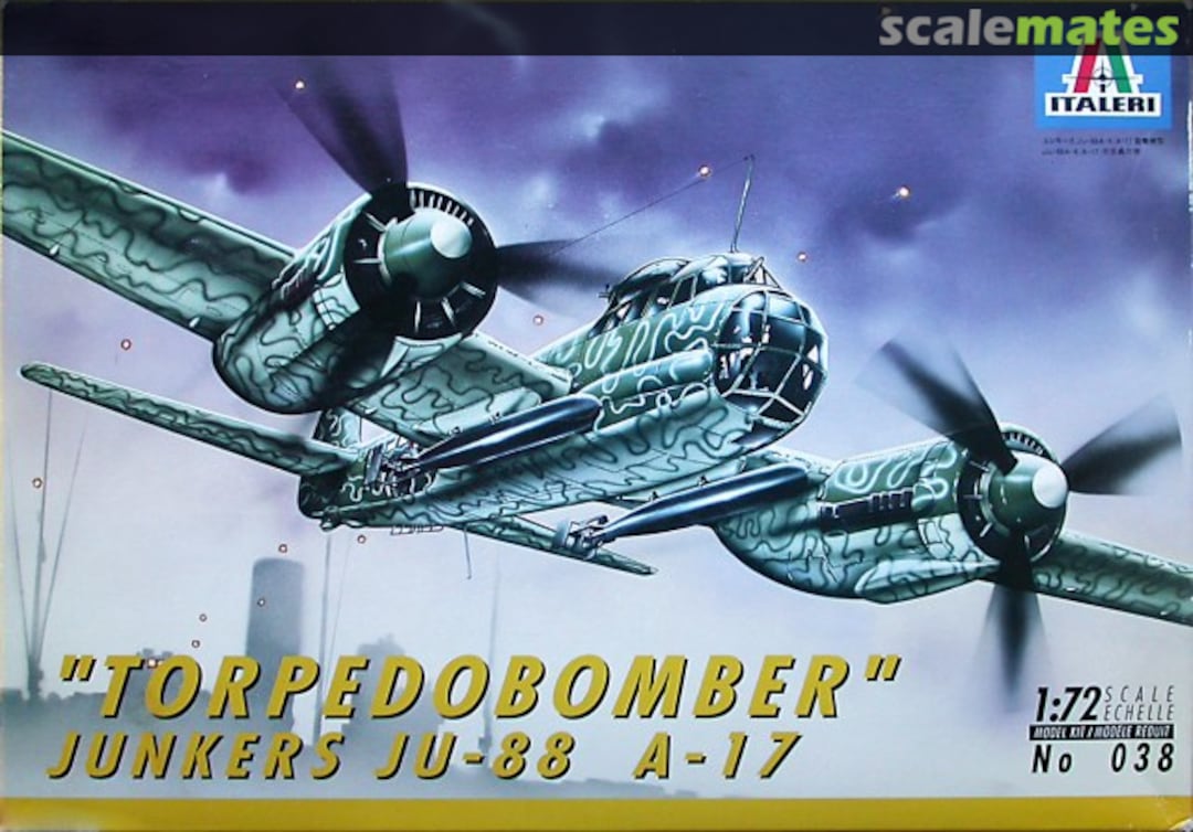 Boxart "Torpedobomber" Junkers Ju-88 A-17 038 Italeri