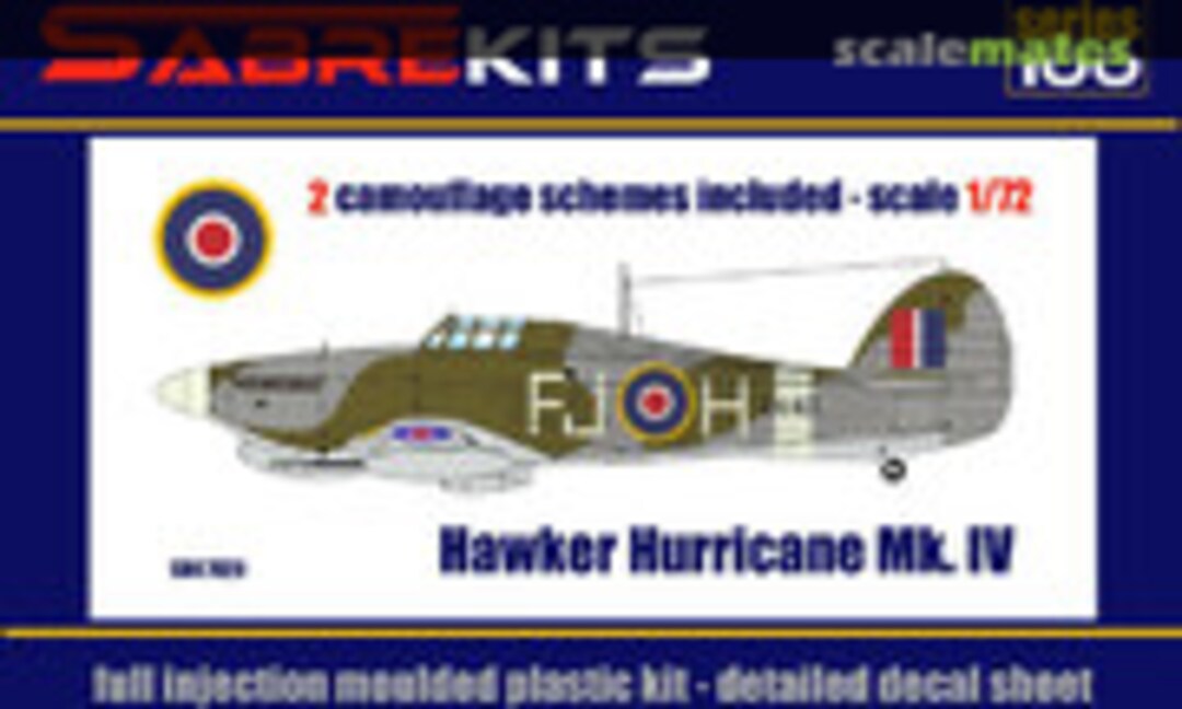 1:72 Hawker Hurricane Mk. IV (SabreKits SBK7020)