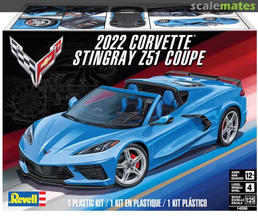 Boxart 2022 Corvette Stingray Z51 Coupe 14556 Revell