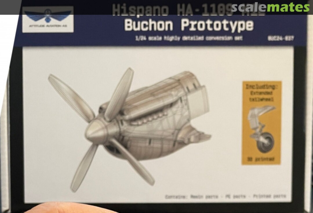 Boxart Hispano HA-1109 M1L Buchon Prototype BUC24-037 Buchon Scale Models