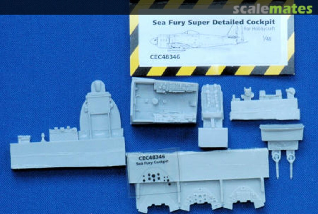 Boxart Sea Fury interior CEC48346 Cutting Edge Modelworks