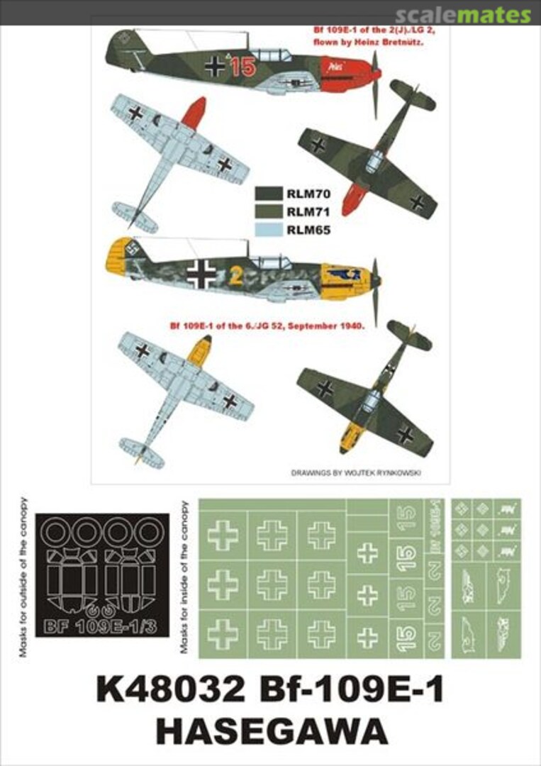 Boxart Bf 109E-1 K48032 Montex