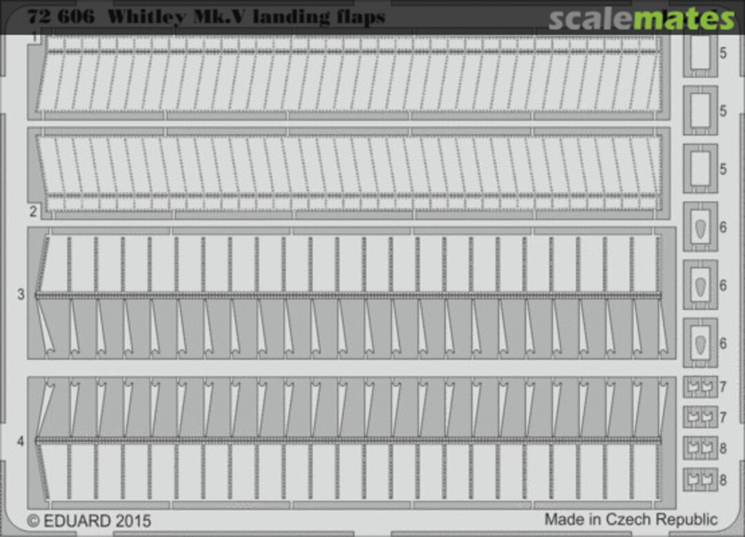 Boxart Whitley Mk.V landing flaps 72606 Eduard