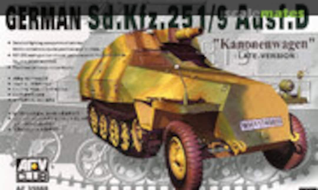 1:35 Sd.Kfz. 251/9 Ausf. D (AFV Club AF35068)