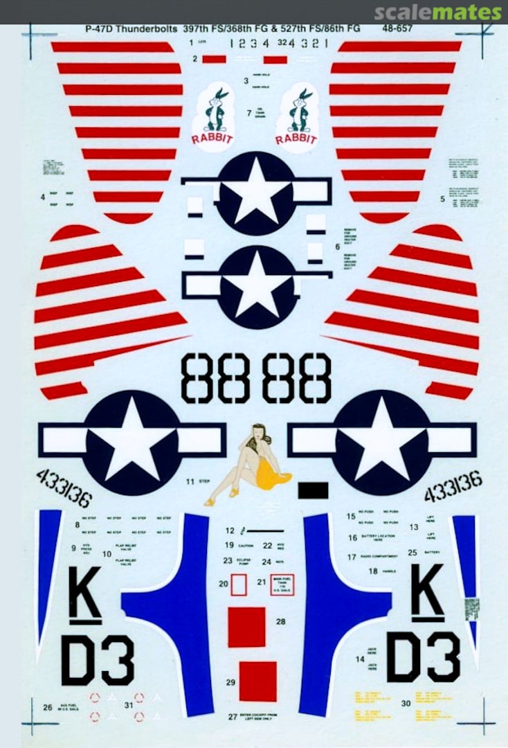 Boxart P-47D Thunderbolts 48-0657 SuperScale International