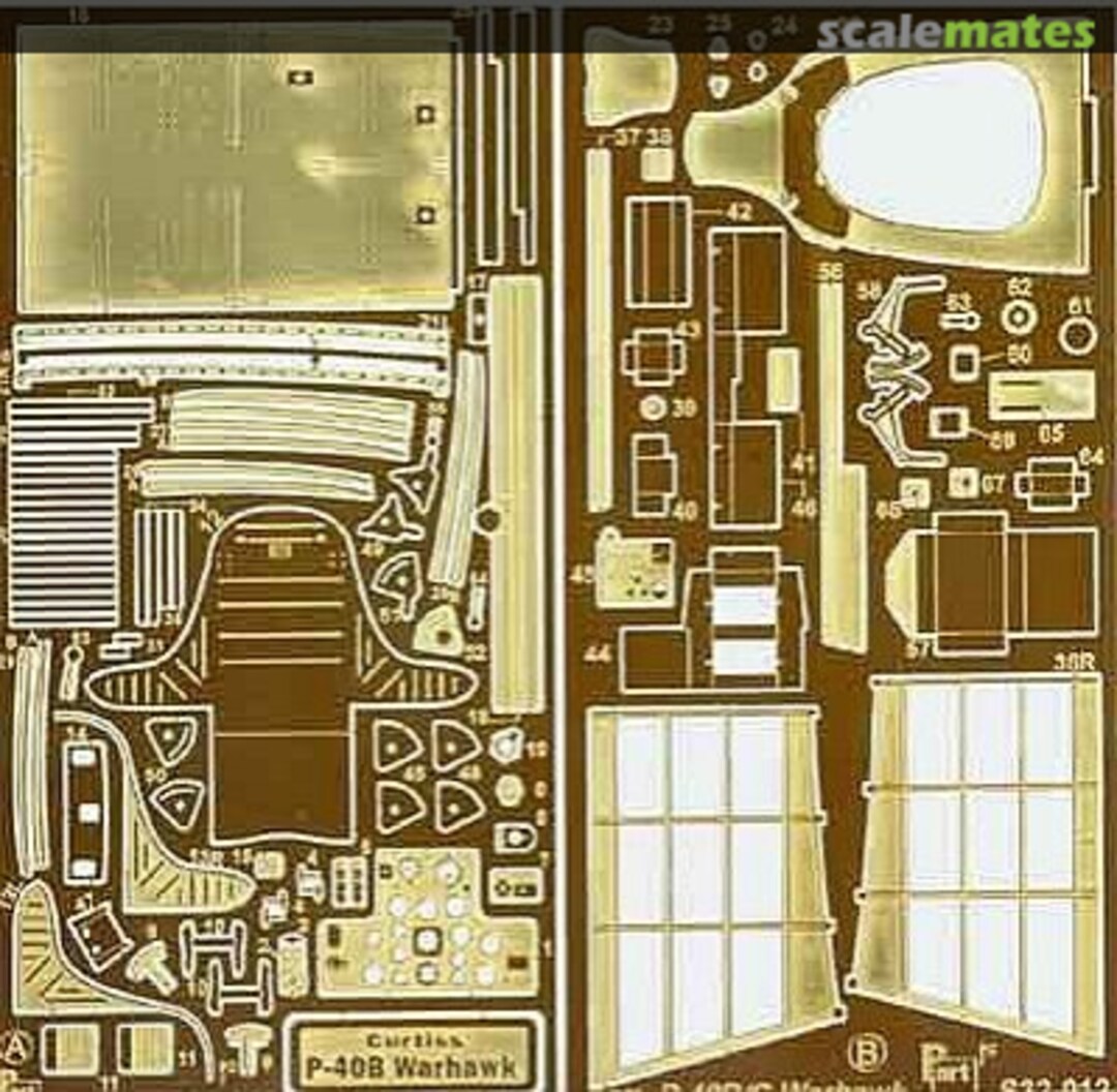 Boxart P-40B Tomahawk S32-012 Part