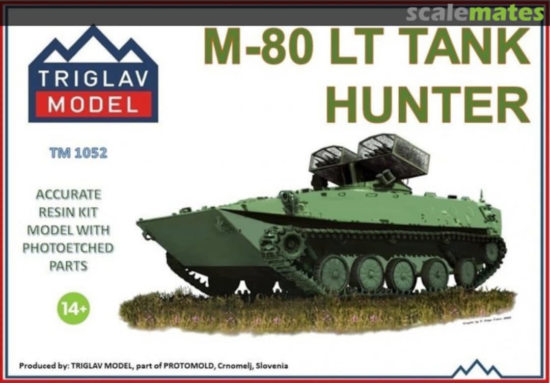 Boxart M-80 LT - Tank Hunter TM 1052 Triglav model