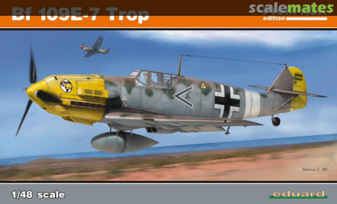 Boxart Bf 109E-7 Trop 8264 Eduard