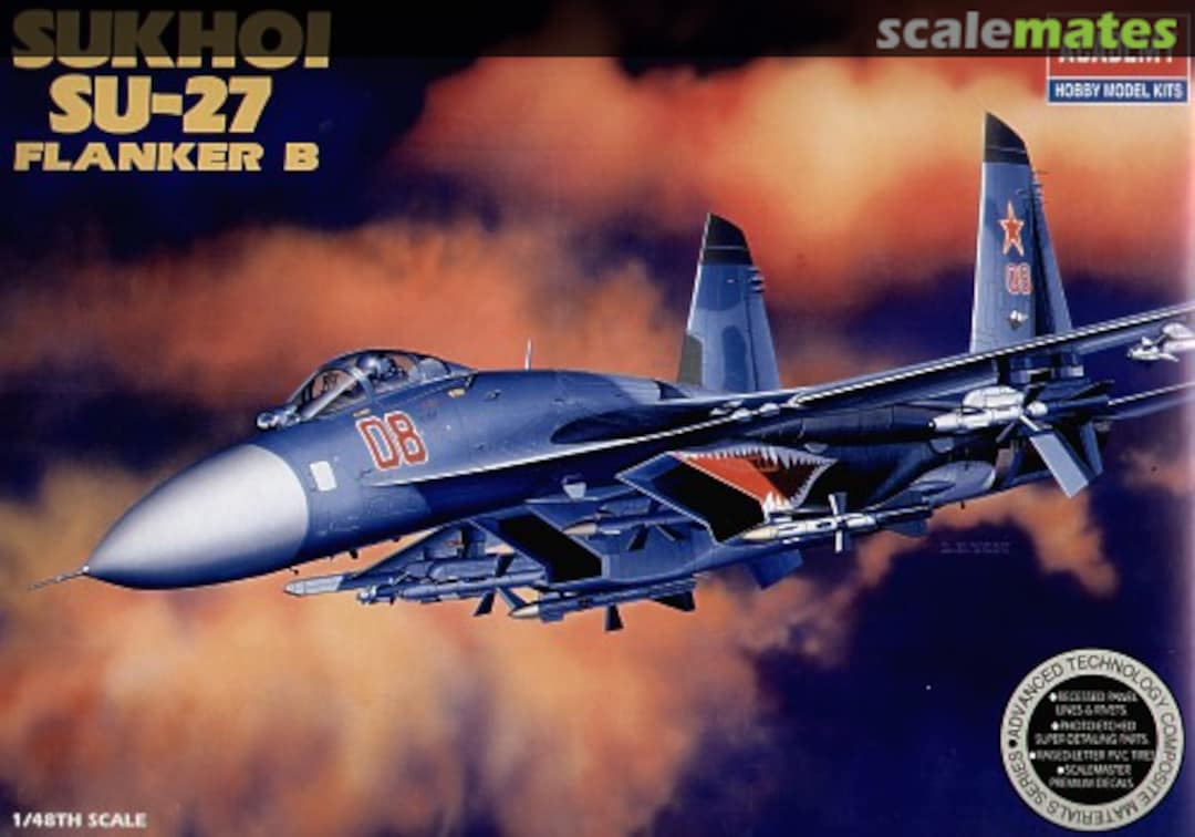 Boxart Sukhoi Su-27 Flanker B 2131 Academy