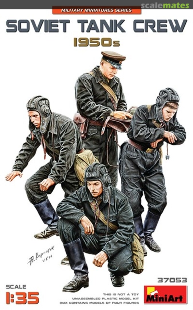 Boxart Tank Crew 1950s 37053 MiniArt