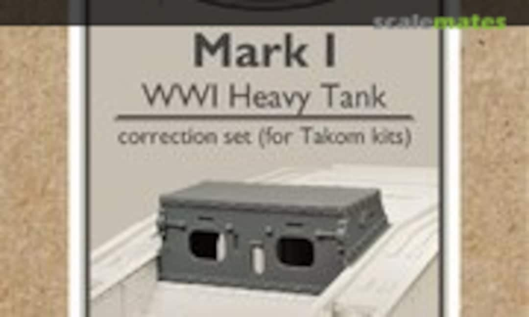 1:35 Mark I WWI heavy tank correction set (for Takom kits) (Early Armour Models 3502)