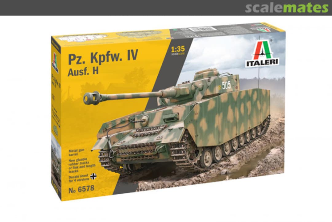 Boxart Pz.Kpfw.IV Ausf.H 6578 Italeri