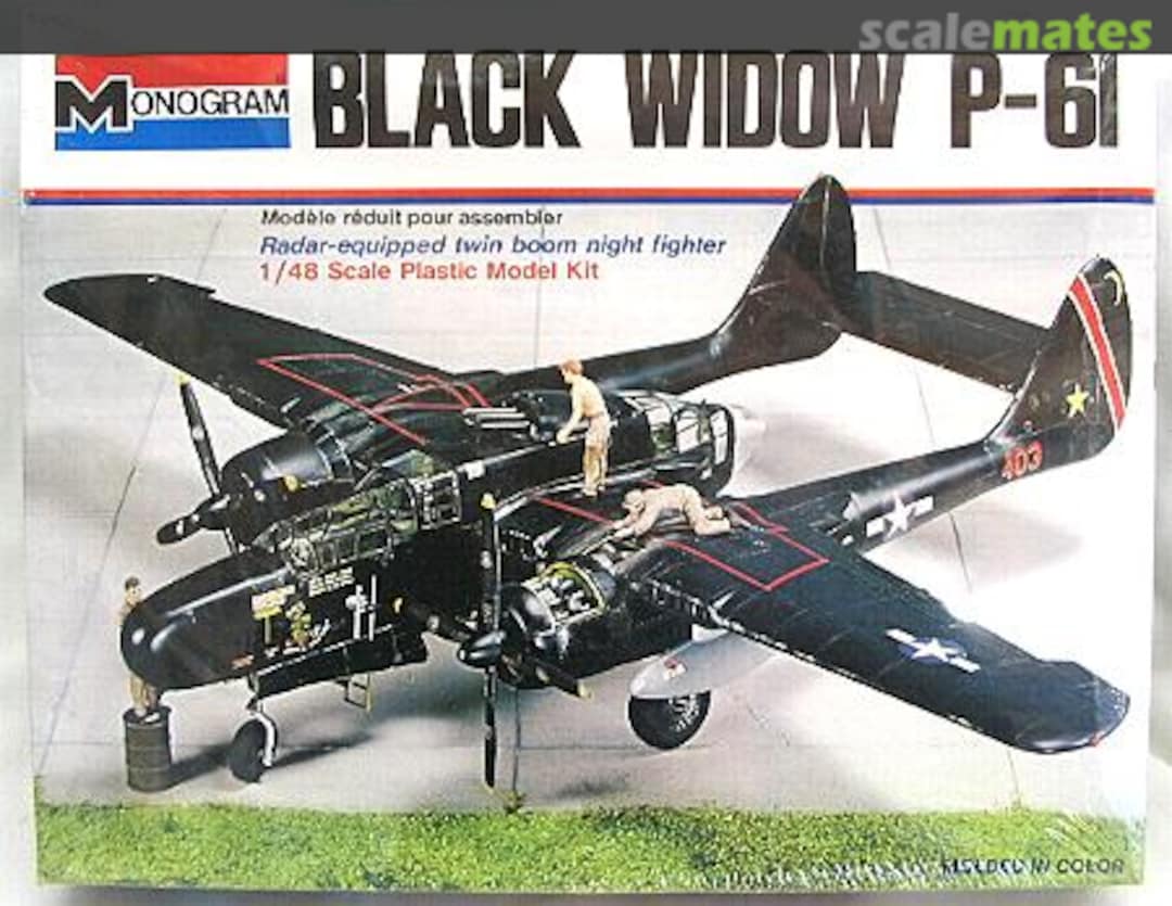 Boxart Black Widow P-61 7546 Monogram