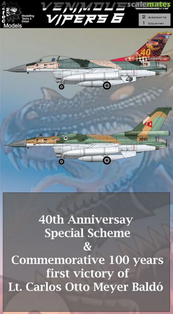 Boxart F-16 Venezuela 40th Years 48-101 Aztec Models